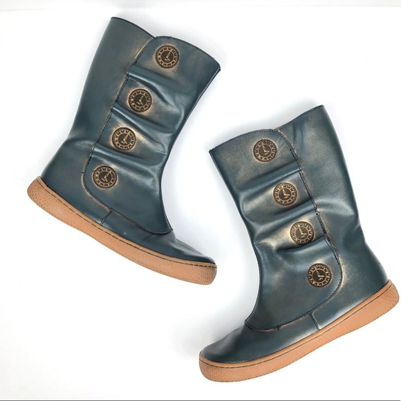 New NIB LIVIE /& LUCA Shoes Boots Tiempo Blue Gold 5 8 9 10 11 12